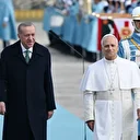 Cumhurbaşkanı Erdoğan Vatikan Devlet Başkanı Papa 14. Leo’yu resmi törenle karşıladı