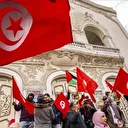 احتجاج أمام محكمة بتونس إثر استئناف جلسة ثالثة بقضية "التآمر"