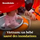 Vietnam: un bébé sauvé des eaux lors d'inondations meurtrières