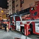 Samsun'da 7 katlı binanın çatı katında çıkan yangın söndürüldü