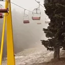 Uludağ'a kar yağdı: Hava sıcaklığı ise 2 derece olarak ölçüldü