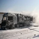 Mersin'de akaryakıt yüklü tankerde çıkan yangın söndürüldü