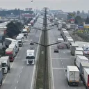 Kapıkule Sınır Kapısı'nda çift yönlü 7'şer kilometre tır kuyruğu oluştu