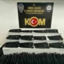 Konya’da yüzlerce silah ve silah parçası ele geçirildi