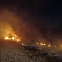 Tunceli'de otluk alanda yangın