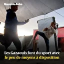 Les Gazaouis font du sport avec le peu de moyens à disposition