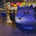 Küçükçekmece'de zincirleme trafik kazası: 3 yaralı