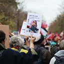 Paris’te Filistin için gösteri: Birçok kolektif dernek ve sendika güçlü katılım sağladı