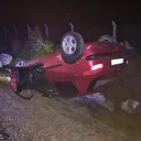 Çanakkale'de otomobil şarampole devrildi: Sürücü hayatını kaybetti