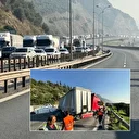 Anadolu Otoyolu'nda zincirleme trafik kazası