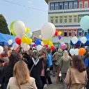 Ordu'da yüzlerce balon lösemiyi yenen Mirza için gökyüzüne yükseldi