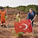 Kırşehir’de şehitler anısına 500 fidan toprakla buluştu