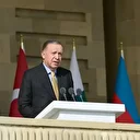 Le président turc arrive en Azerbaïdjan pour assister à la cérémonie de la Journée de la Victoire