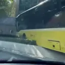 Beşiktaş'ta İETT otobüsü kaza yaptı