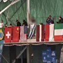 İspanya'da onurlu duruş: Siyonist bayrağı çiğnendi Filistin bayrağı yükseldi