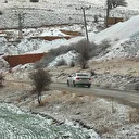 Bayburt’un yükseklerinde kış bastırdı