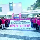 İzmir’de belediye işçileri hakkını istiyor