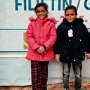 Sadakataşı Gazzeli çocukların yüzünü güldürdü: 500 çocuğa mont ve ayakkabı dağıtıldı