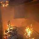 Bursa’da terk edilen evde çıkan yangın paniğe neden oldu