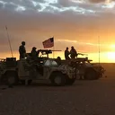 إصابة عناصر سوريين وأمريكيين في هجوم قرب تدمر