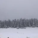 Yağmurun yerini bıraktığı kar Sinop'un yüksek kesimlerini beyaza bürüdü