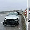 Kaza yapan araçlarının yanında bekleyen vatandaşlara otomobil çarptı: 5 yaralı