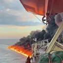 Karadeniz'de Ukrayna'nın vurduğu‘ Kairos’ gemisindeki mürettebata ait yeni görüntüler ortaya çıktı