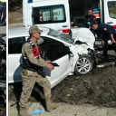 Kilis'te hafif ticari araç ile otomobil çarpıştı: 5'i ağır, 6 yaralı