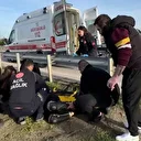 Edirne'de bariyere çarpan motosikletin sürücüsü ağır yaralandı