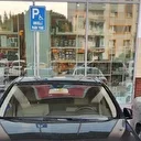 Bilecik'te engellilere ayrılan alana park eden kamu aracı sürücüsüne ceza kesildi