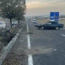 Kontrolden çıkan otomobil devrildi: Sürücü ağır yaralı