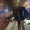 Refüje çarpıp takla atan otomobil karşı şeride geçti: 2 yaralı