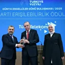 Türk Telekom'a 'Dijital Erişilebilirlik' ödülü: Cumhurbaşkanı Erdoğan tarafından takdim edildi