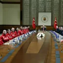 Cumhurbaşkanı Erdoğan sporcuları kabul etti