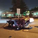 Kontrolden çıkan otomobil takla attı: İki yaralı