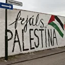 İzlanda'da Gazze'ye grafitili destek: Görenlerin dikkatini çekiyor