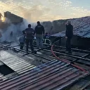 Bitlis'te sanayi sitesinde korkutan yangın