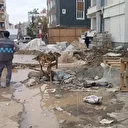 Delinen doğal gaz ve su borusu delindi: Sokaklar göle döndü ekipler yetişti