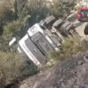 Osmaniye’de beton mikseri uçuruma devrildi