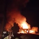 Osmaniye'de mutfak tüplerinin depolandığı ev alevler içerisinde kaldı