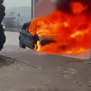 Motor bölümünde yangın çıktı: Seyir halindeki araç küle döndü