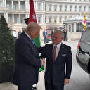 Trump Beyaz Saray’a gelen Kral Abdullah’ı kapıda karşıladı: Gazzelileri Ürdün'e sürgün edeceğini açıklamıştı