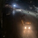 Çadır dolu kamyonlar Gazze'ye giriş yapıyor