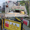 Pendik Metrosu'nda facia: Yaşlı kadının ayağı yürüyen merdivene sıkıştı