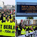 Berlin'de toplu taşımada 48 saatlik grev: Seferler durdu