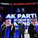 AK Parti 8. Olağan Kongresi’nde büyük coşku: Cumhurbaşkanı Erdoğan kürsüye orkestra ile çıktı
