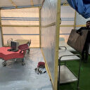 İsrail'in yıktığı hastane artık çadırda hizmet veriyor