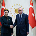 Cumhurbaşkanı Erdoğan Türkmenistan Meclis Başkanı Gulmanova'yı kabul etti