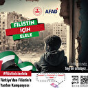 AFAD'dan Filistin için yardım kampanyası: Türkiye sessiz dünyanın vicdanı olmaya devam ediyor