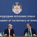 Erdogan discute de coopération avec son homologue serbe, Aleksandar Vucic